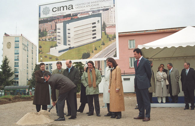 Foundation stone of CIMA laid and canonization of St. Josemaría