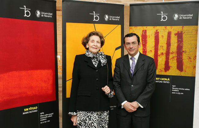 Gold Medals for four professors and a donation from María Josefa Huarte